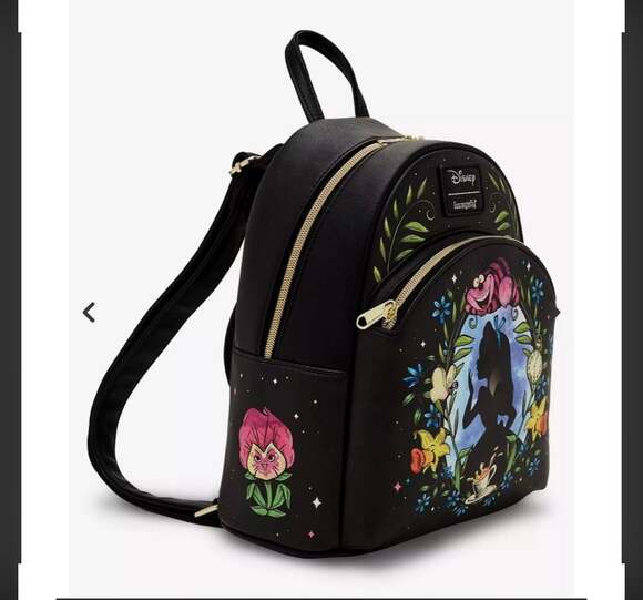 Loungefly Disney Alice in Wonderland Cameo Silhouette Mini Backpack - Picture 2 of 6